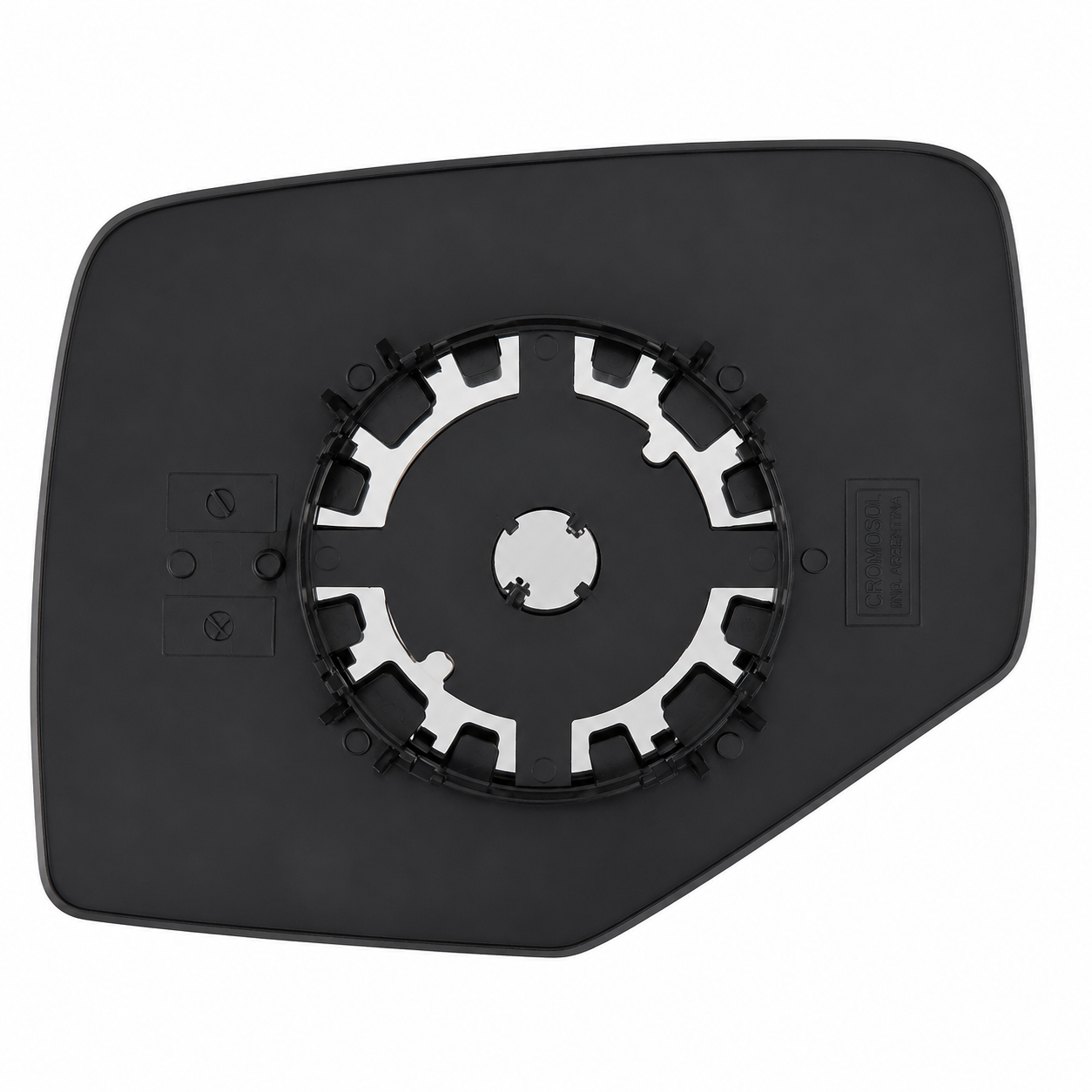 VIDRIO DE ESPEJO FORD ECOSPORT II 07/13 CON BASE CONCAVO IZQ - Imagen 2