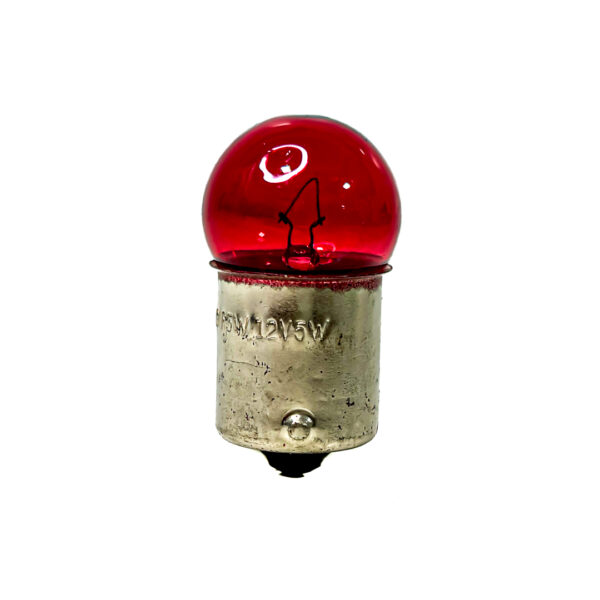 LÁMPARA HALÓGENA R5W 67 12V5W BA15S ROJA