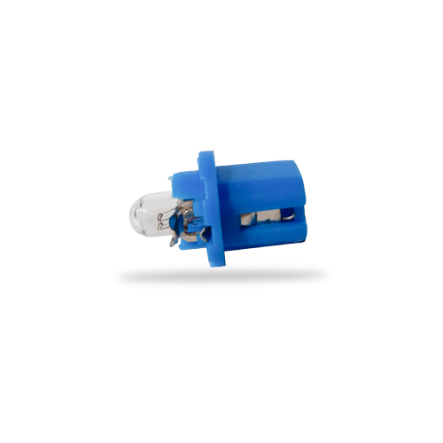 LÁMPARA HALÓGENA 24V 1.2W BX8.5D/1.5 24V 1.2W  CON PORTALAMPARA AZUL