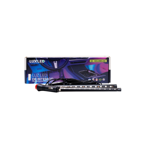TIRA DE LUCES RGB X 4 PARA INTERIOR RGB 12V (CONEXION BLUETOOTH)