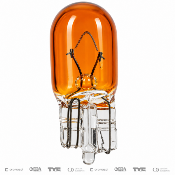 LAMPARA HALOGENA WY5W 12V 5W W2,1x9,5D AMBAR