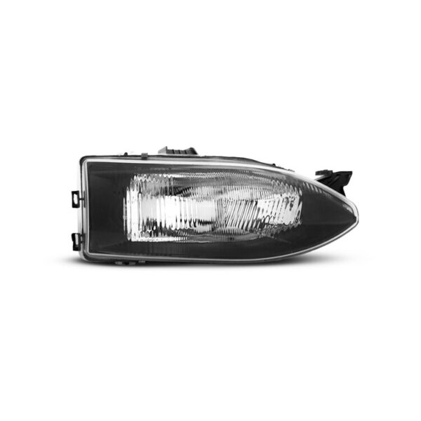 OPTICA DEPORTIVA FIAT PALIO ARO NEGRO DER - LÁMPARA H4 97/01