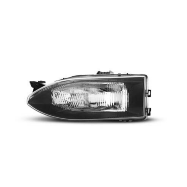 OPTICA DEPORTIVA FIAT PALIO ARO NEGRO IZQ - LÁMPARA H4 97/01