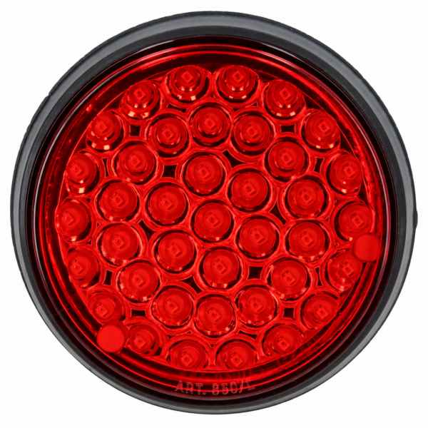 FARO TRASERO UNIVERSAL 50/20 (DIAMETO 120) CRISTAL ROJO CON LED (39) 12-24V