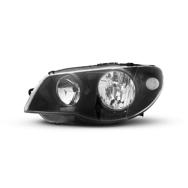 OPTICA DEPORTIVA FIAT PALIO FASE II - FONDO NEGRO ARO NEGRO IZQ - LÁMPARAS H7-H7 04/17