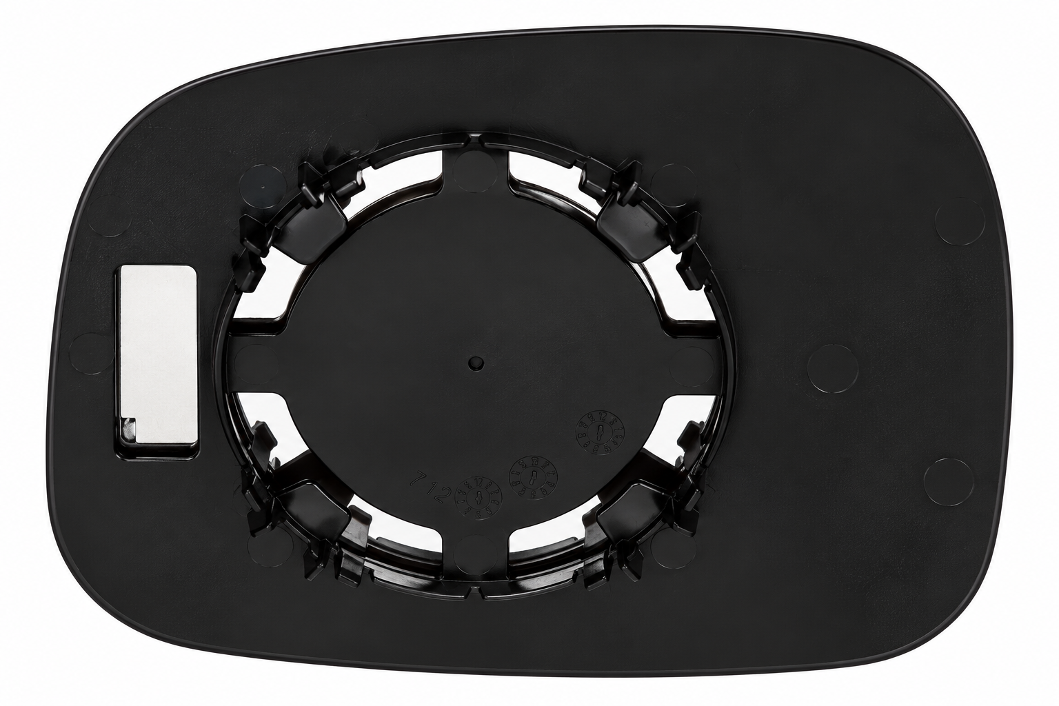 VIDRIO DE ESPEJO RENAULT KANGOO F3 13/18 CON BASE PLANO - Imagen 2
