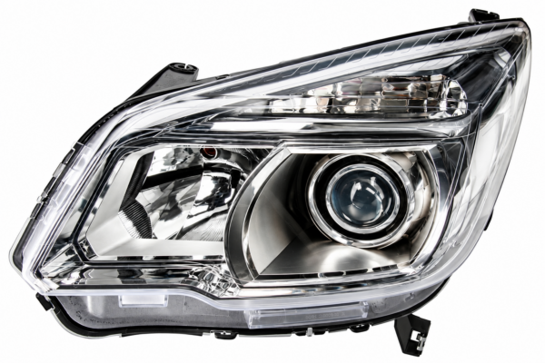 OPTICA CHEVROLET S-10 F4 12/16 ELECTRICA CON LUPA CON MOTOR (9 PINES) IZQ