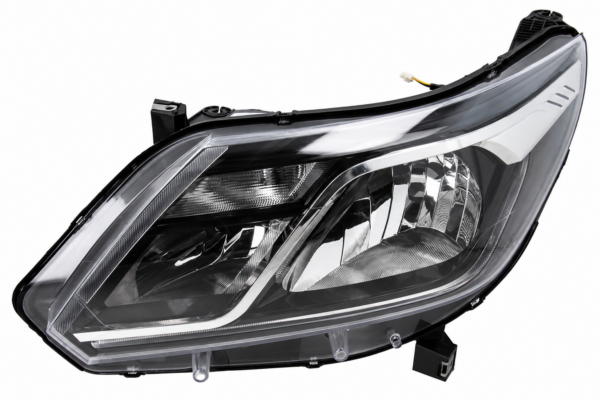 OPTICA CHEVROLET S-10 F5 16/22 FONDO CROMADO CON MOTOR (DRL) (LTZ) IZQ