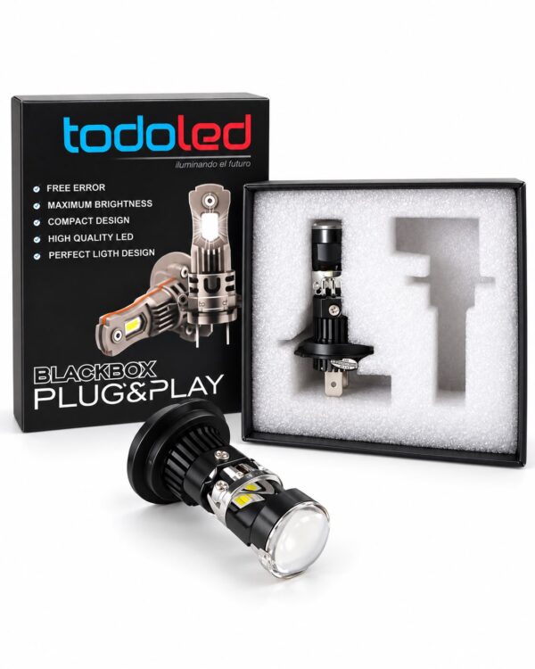 EQUIPO DE LED PLUG AND PLAY MINI PROYECTOR H4